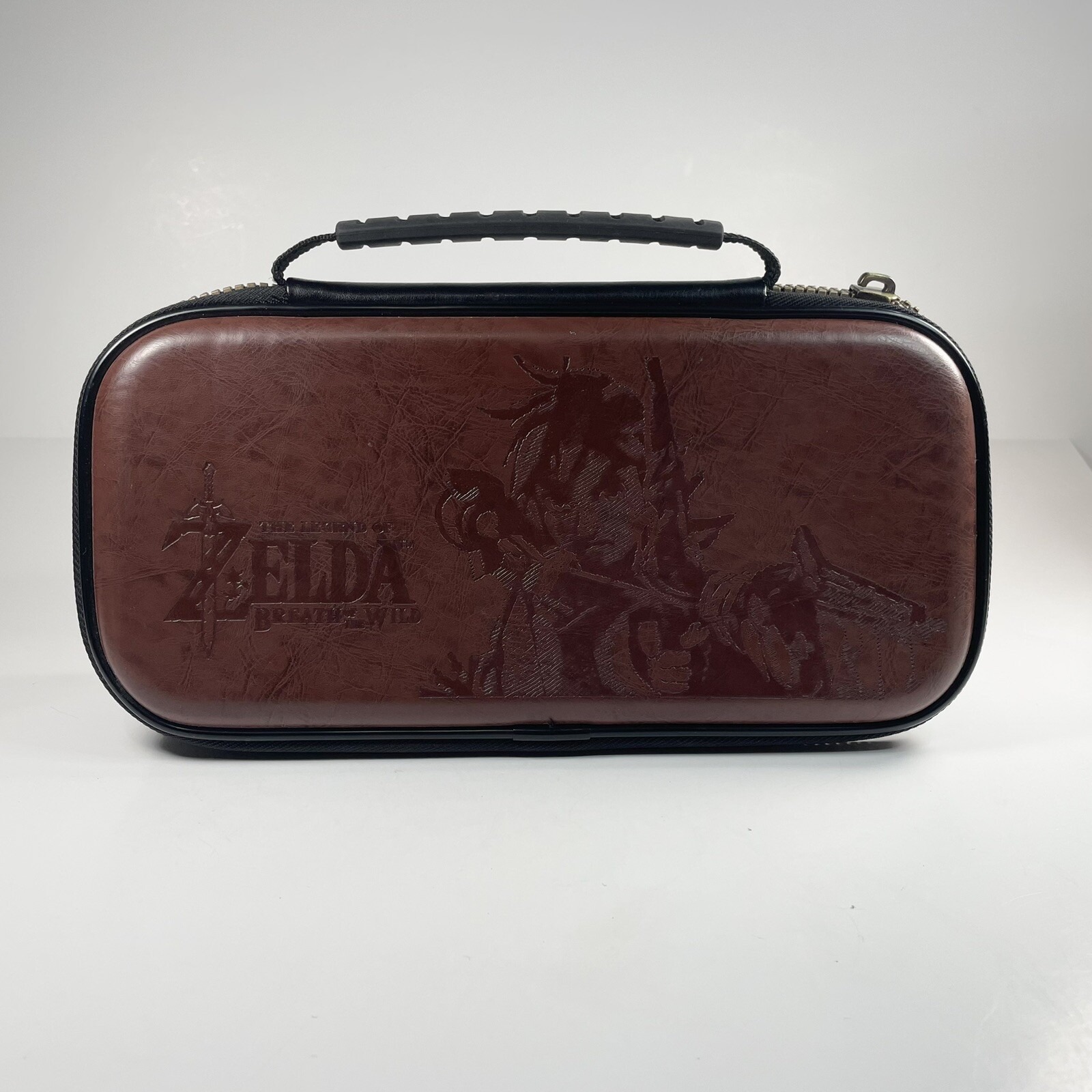 Legend Of Zelda Breath Of The Wild Nintendo Switch Brown Carrying Case